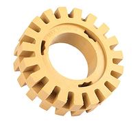 Roue de gomme en caoutchouc, dissolvant de gomme adhésif pratique pour bateau pour camping-car pour camion pour enlever les autocollants pour enlever le vinyle(4 pouces, Creux)