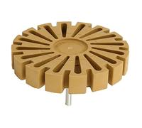 Roue de Gomme en Caoutchouc pour Perceuse à Main, Roue de Gomme en Caoutchouc de 4 Pouces, Lame de Ventilateur Ronde, Meule de Perceuse à Main électrique pour Voitures,