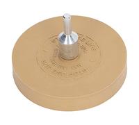 Roue de Gomme Pneumatique en Caoutchouc de 3.5 Pouces, 4000 Tr/min, Dissolvant d'adhésif pour le Retrait des Graphiques de Décalcomanies en Vinyle avec Adaptateur Inclus