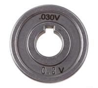 Roue de guidage de fil de rechange pour soudeur MIG, 0 6/0 8/1 0 mm pour un fonctionnement fluide (V0,6-0,8)