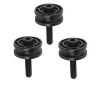 Roue de guidage de tronçonneuse à carreaux 3 pièces avec rainures de 6, 15 mm, pièces d ' outils de coupe pour une coupe précise et une installation facile, remplacement du rouleau de tronçonneuse
