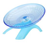 Roue de Hamster 7 Pouces, Soucoupe Volante silencieuse et antidérapante, Roue d'exercice Bleue