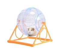 Roue de Hamster avec Support, Chinchilla Ball | GERBIL RUNT ROUE AVEC STAND | Jouets drôles Chinchilla, Petits Accessoires pour Animaux de Compagnie pour Augmenter l'activité, Jouer, Divertissement