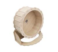 Roue de hamster en bois - Roue de gerbil | Soucoupe de course tranquille pour les activités d'escalade | Les jouets d'enrichissement de la simulation d'habitat naturel ont besoin d'un mast
