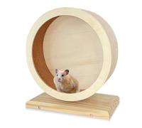 Roue de Hamster en Bois Silencieuse de Compagnie - Pour le Repos et le Mouvement - Bogie pour d'Autres Petits Animaux