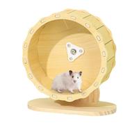 Roue de hamster humain, voiture rotative de hamster silencieux, petit animal de compagnie roue d'exercice en bois silencieux hamster roue de course souris spinner roue gernel souris cochon d'Inde
