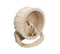 Roue de hamster silencieuse | Roue de hamster - d'enrichissement en bois Soucoupe de course pour exercices de course, activités d'escalade, mastication, besoin d'habitat pour les petits