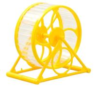 Roue De Hamster Silencieuse - Support D'exercice Silencieux Et Respirant | Tapis Roulant De Course En Cage Pour Animaux De Petite Et Moyenne Taille | Golden Bear Gerbille Lapin Hérisson Accessoire + R