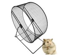 Roue de hamster tranquille : roulette d'exercice sans bruit, roues compactes de cage | Petit tapis de course pour animaux de compagnie pour gerbilles, souris, hamsters nains, jouet de roue robuste