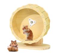 Roue de hérisson, roue de chinchilla en bois | Roue d'exercice en bois pour petits animaux de compagnie, roue de course silencieuse pour hamster, souris, roulette rotative pour souris, gerbilles