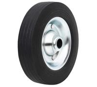 vidaXL Roue de jauge Ø20 x 5 cm caoutchouc solide et acier