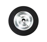 Roue de jauge Ø20x5 cm caoutchouc solide et acier