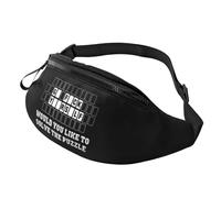 Roue De La Fortune Hilarante « Va Te Faire Foutre » (Graphisme) Sacs Banane Unisexe Sac De Voyage Réglable Poche Poitrine Pour Femme Sorties Homme 14X35Cm