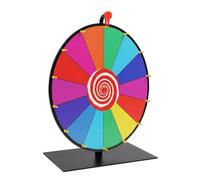 Relaxdays Roue de la fortune avec support