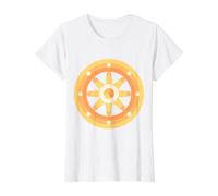 Roue de la Loi du Chakra du Dharma Dharmachakra T-Shirt Graphique avec Valeur