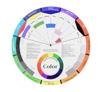 Roue De La Théorie Des Couleurs Éducatif Vif 23 cm Double Couche
