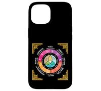 Roue de l'année Occulte Wicca Cercle Annuel Huit Sabbat Coque pour iPhone 15