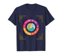 Roue de l'année Occulte Wicca Eight Sabbat Festival T-Shirt