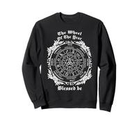 Roue de l'année Occulte Wicca Huit Sabbat Festival Wiccan Sweatshirt