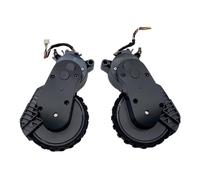 Roue de marche remplacement d'origine compatible avec Roborock Q7 M5+/Q7 L5+ TF+/Q7B/Q7T+ BF+, pièces rechange for roue motrice d'aspirateur(Black wheel set)