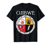 Roue de médecine amérindienne Ojibwe T-Shirt