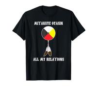 Roue de médecine Mitakuye Oyasin - Oglala Lakota Sioux Chief T-Shirt