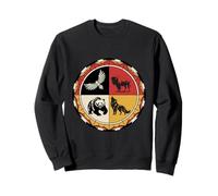 Roue de médecine Native American Animal Spirits Sweatshirt