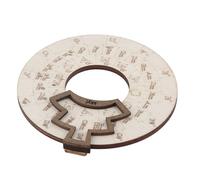 Roue de mélodie musicale éducative en bois avec cercle rotatif des quintes Outil essentiel pour les musiciens et les auteurs-compositeurs