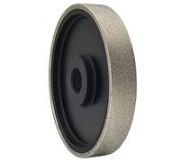 Roue de meulage diamant pour bijoux lapidaires 15,2 cm grain 60 avec trou de 2,5 cm pour meuleuse d'angle, roue de polissage pour pierres précieuses, granit, marbre, verre, acier tungstène, carbure cémenté, céramique