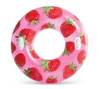 Roue de natation gonflable circulaire avec motif fraise 107 cm INTEX 56261