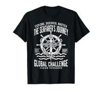 Roue de Navire Nautique The Seafarer's Journey Global Challenge T-Shirt