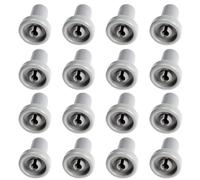 Roue De Panier De Lave-vaisselle 16 Pièces, Compatible For AEG, Compatible For ELECTROLUX, Rouleaux De 25Mm, Pièce De Rechange De Rechange