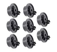 Roue de panier inférieur for lave-vaisselle 8 pièces - pièce n° 165314, roues de remplacement durables, compatibles avec Whirlpool Kenmore, glissement en douceur et longue durée