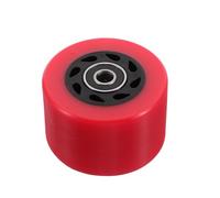 Roue de Patin à Roulettes 92a Rouge pour Chaussures Roller | PU et Pp, Usage Intérieur et Squares, Style Détachable Antidérapant, Pièce Remplaçable Polyvalente