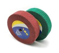 Roue de polissage 1 disque de polissage 150/200/250 mm, brosse à lamelles non tissées, disque en fibres de nylon, rouge/vert(Red P240 P,150x50mm)