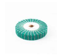 Roue de polissage 1 tampon à récurer non tissé, 4"/5"/6"/8"/10"/12", disque de polissage en fibre nylon, alésage 20 mm, épaisseur 1"(Grit 120,100x25mm)