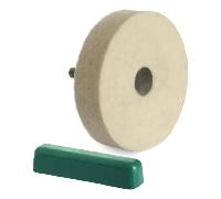 Roue de polissage en coton Beavercraft avec composé de polissage P01 PW2