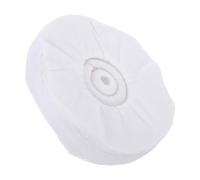 Roue de Polissage en Tissu 150mm pour Finition Métal | Flanelle Dense, Structure Souple Moyenne, Surface Lisse Uniforme, Remplacement Rapide, pour Inox et Atelier