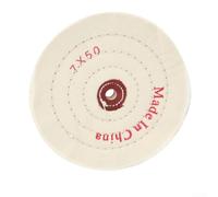 Roue de polissage en tissu de coton, 15,2 cm, tampon de polissage pour bijoux, verre, bois, métal (16 mm)
