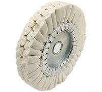 Roue de polissage en tissu de coton pour machines à bandes de chant avec noyau de fer utilisée dans les systèmes d'automatisation du travail du bois (150 × 19 × 20)