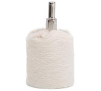 Roue de Polissage en Tissu, Roue de Polissage pour Kit de Roue de Polissage de Perceuse Roue de Polissage en Tissu Blanc de Type Cylindrique, Polisseuse électrique et Tampons