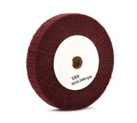 Roue de polissage Meule non tissée de 4''/5''/6''/7''/8''/10''/12'', épaisseur 50 mm, for le polissage des métaux, le décapage de la rouille et le travail du bois.(100mm)