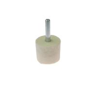 Roue de polissage montée sur arbre de 6mm, 1 pièce, tête de meulage for le travail du bois et des métaux, for perceuse(Felt 30mm)