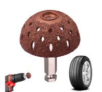 Roue de polissage pour réparation de pneus, Roue de gomme pour perceuse, Tête d'entretien des pneus, gomme, roue, outil de réparation à grande vitesse, basse vitesse