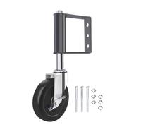 Roue de portail robuste avec roulettes pivotantes à 360° - Accessoire pour jardin, ferme et clôture - Utilisation quotidienne décontractée