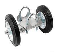 Roue de portail robuste de 15,2 cm ou 20,3 cm pour clôture coulissante ou cadre de portail à maillon de chaîne, tubes de 3,5 à 4,5 cm, supporte des tuyaux jusqu'à 5,1 cm, fonctionnement fluide