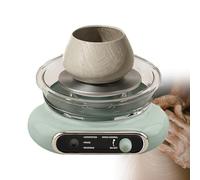 Roue de poterie électrique - Kit d'outils en argile avec roulette amovible et pédale pour le travail et l'enseignement en céramique