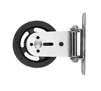 Roue de poulie - Acier inoxydable 430 - Système de poulie de gymnastique de 0,16 pouces - Poulies mécaniques robustes - Équipement de fitness avec construction robuste - Salle de gym, atelier, garage