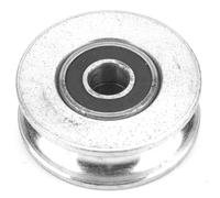 Roue de poulie pour corde, roulement de poulie haute résistance, poulie de guidage de levage de câble métallique adaptée au levage de blocs de poulie (Diamètre 48mm)