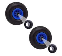 Roue de Poussette Camion à Air 3.00-4 260x85 MM Roulement à Aiguilles 2 Pièces